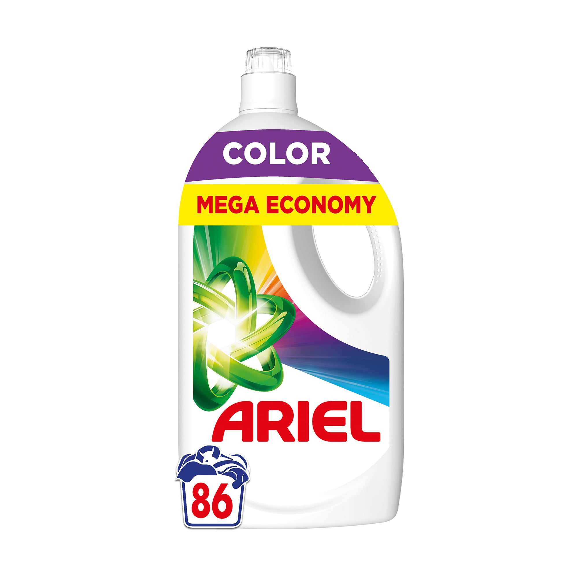 Гель для прання ARIEL Color для кольорових речей, 86 циклів прання, 3.87 л