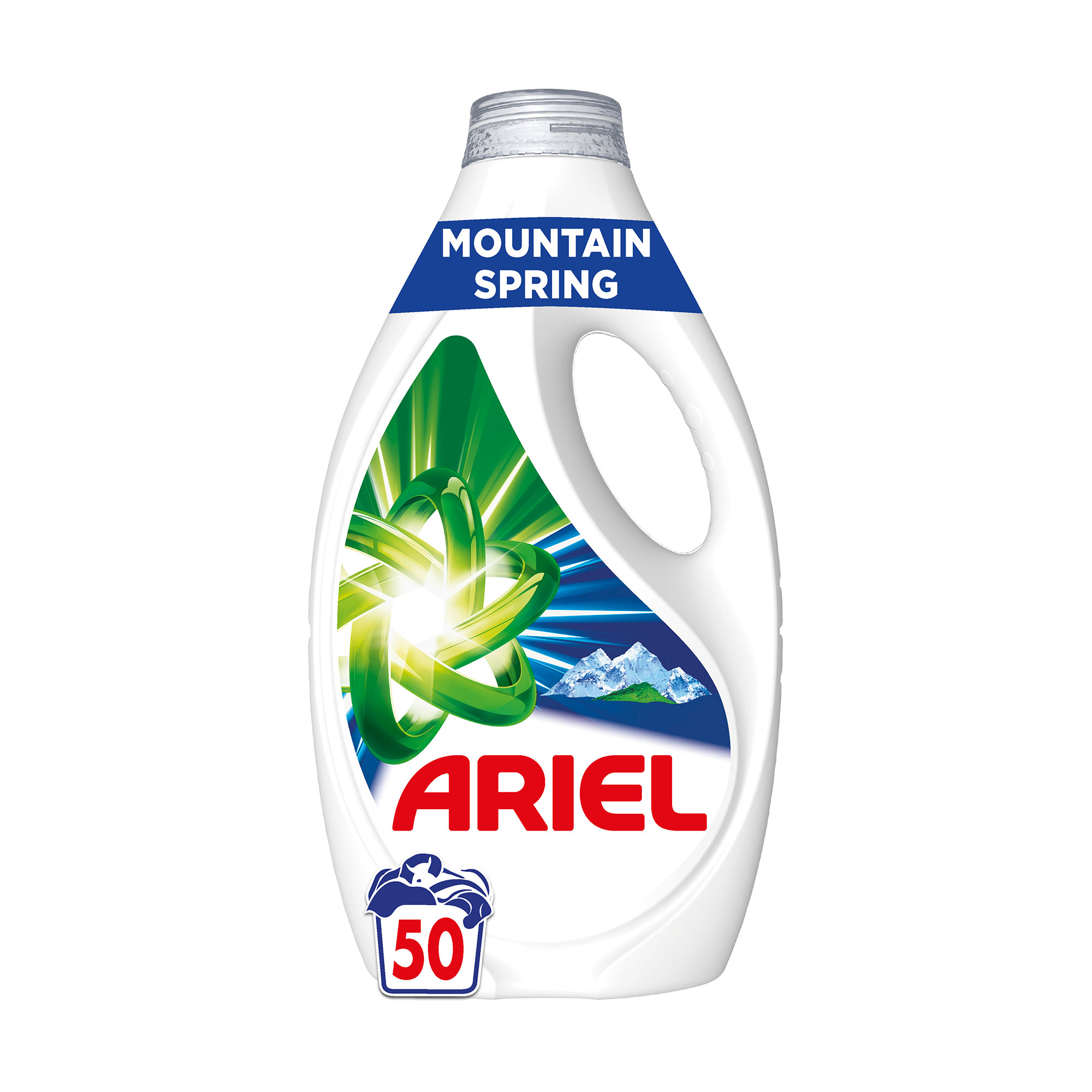 Гель для прання ARIEL Mountain Spring Гірське джерело, 50 циклів прання, 2.25 л
